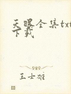 天眼全集txt下载