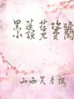 黑莲花攻略手册小说免费阅读