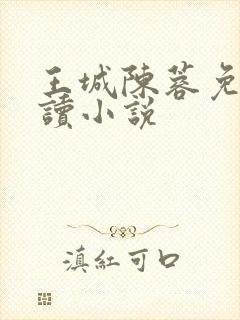 王城陈蓉免费阅读小说