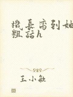 机长脔到她哭h粗话h