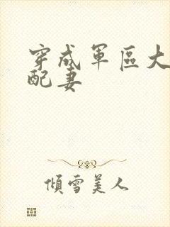 穿成军区大佬女配妻