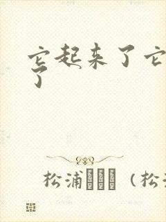 它起来了它想你了