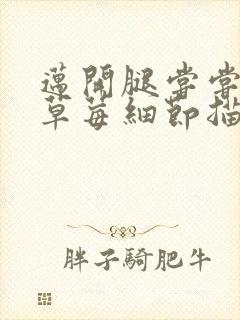 迈开腿尝尝你的草莓细节描写