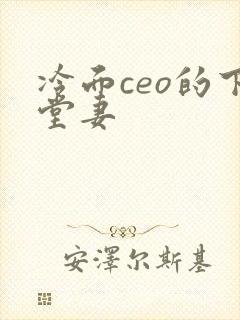 冷面ceo的下堂妻
