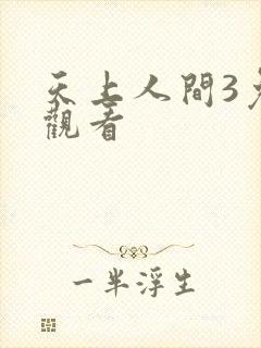 天上人间3免费观看