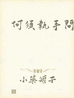 何须执手问年华