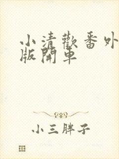 小清欢番外完整版开车