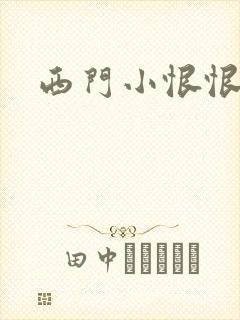 西门小恨恨