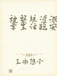 被系统灌溉的日常生活临安