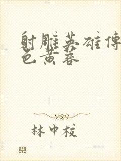 射雕英雄传之肉色黄蓉