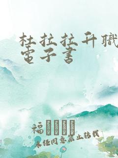 杜拉拉升职记 电子书