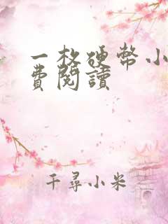 一枚硬币小说免费阅读