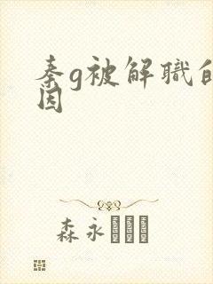 秦g被解职的原因