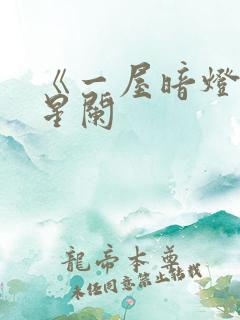 《一屋暗灯》宋星阑