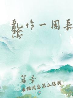 乱作一团长日光阴