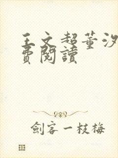 王文超董汐瑜免费阅读