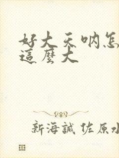 好大天呐怎么会这么大