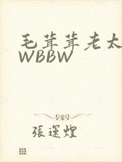 毛茸茸老太BBWBBW