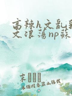 高辣h文乱乳h文浪荡np苏夏