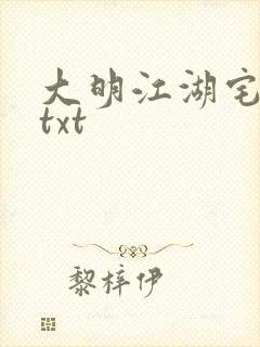 大明江湖宅女记txt