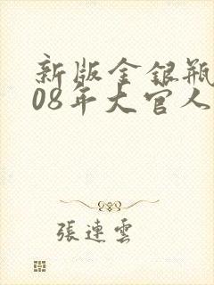 新版金银瓶2008年大官人