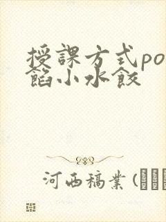 授课方式po肉馅小水饺