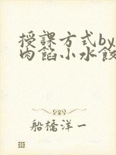 授课方式by 肉馅小水饺