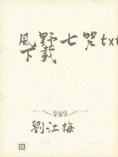 风野七咒txt下载