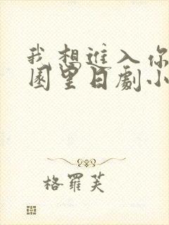我想进入你的花园里日剧小说