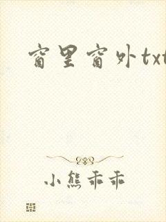 窗里窗外txt