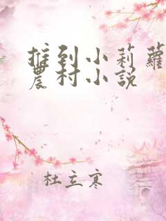 推到小莉萝稚嫩农村小说