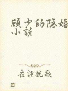 顾少的隐婚罪妻小说
