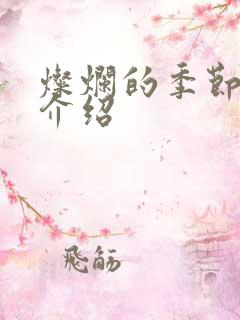 灿烂的季节剧情介绍