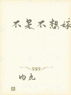 不是不想嫁全集