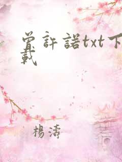 曾许诺txt下载