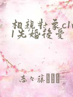 相亲对象c1v1先婚后爱