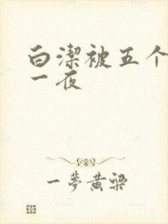 白洁被五个人玩一夜