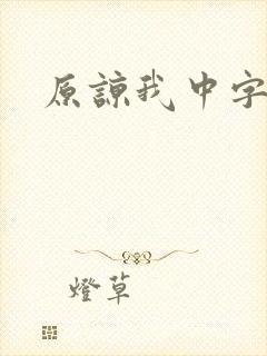原谅我中字