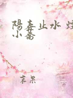 阳春止水 烟树小荞