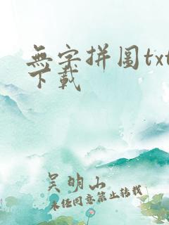 无字拼图txt下载