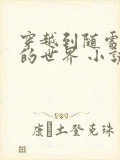 穿越到随处做 的世界 小说