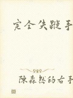完全失踪手册
