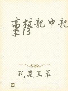 高校龙中龙第二季13