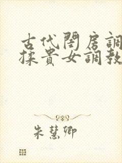 古代闺房调教h揉贵女调教记