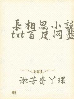 长相思小说桐华txt百度网盘