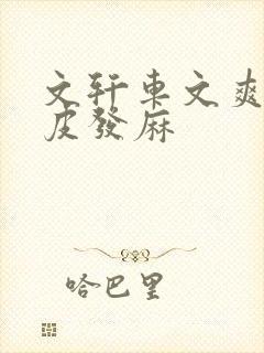 文轩车文爽到头皮发麻