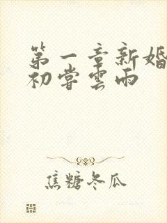 第一章新婚少妇初尝云雨