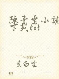 陈青云小说全集下载txt