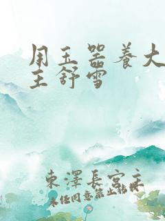 用玉器养大的公主舒雪