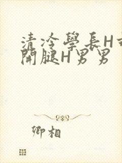 清冷学长H乖打开腿H男男